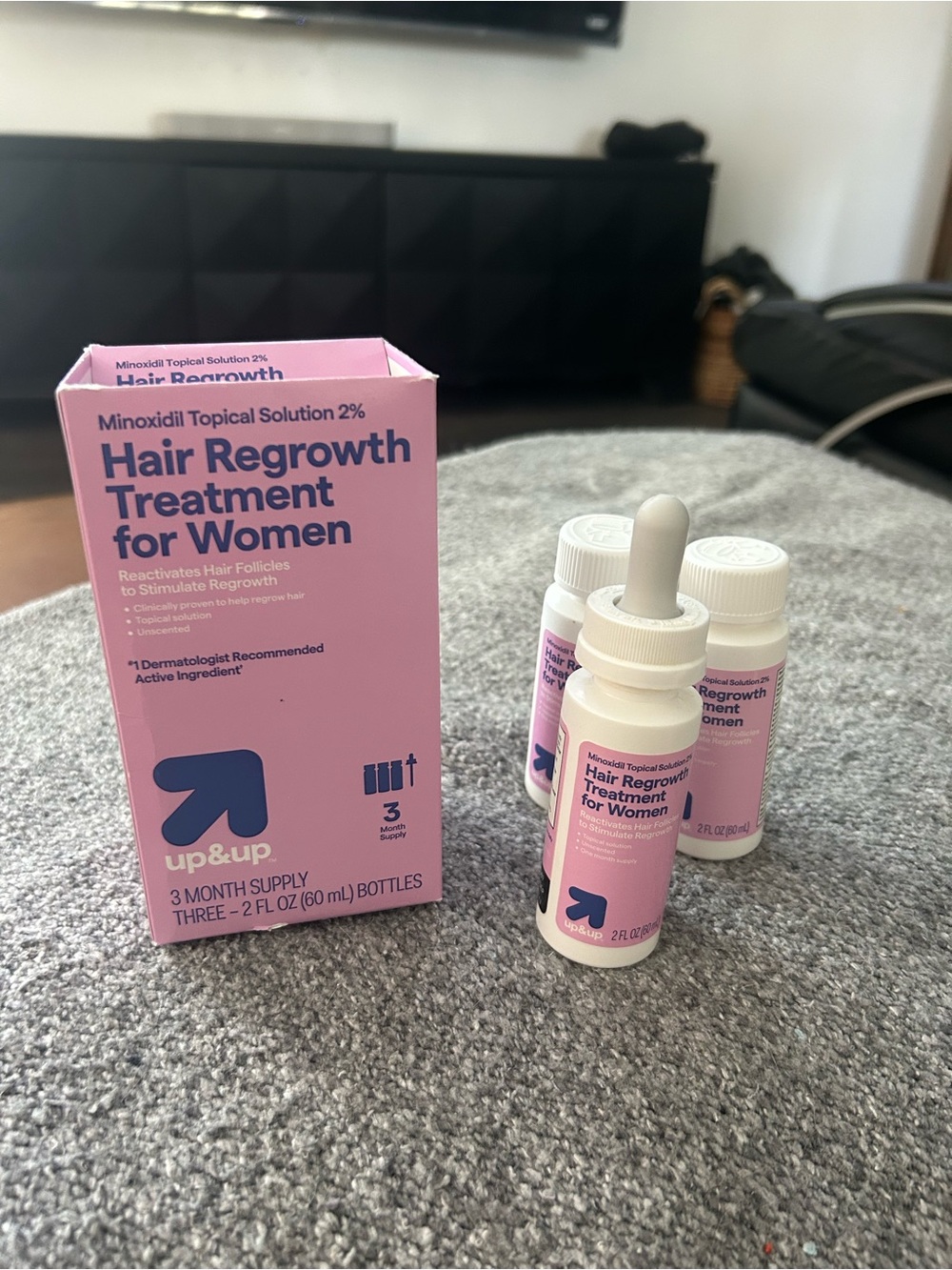 Hair Regrowth Treatment for Women - Minoxidil 2% 3 month supply